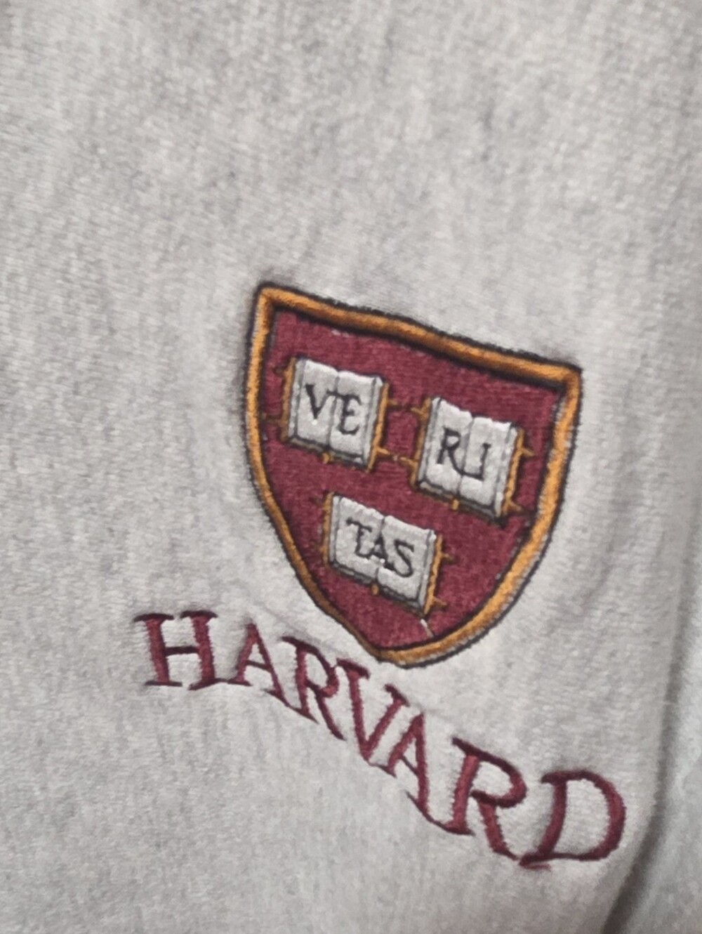 Vintage Rugged Sweats Embroidered Harvard Crewneck Sweatshirt Size XL - Picture 3 of 9